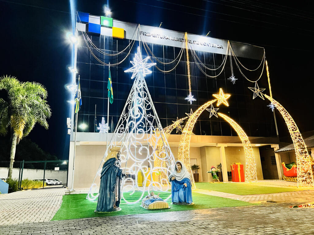 Contenda investe em iluminação natalina