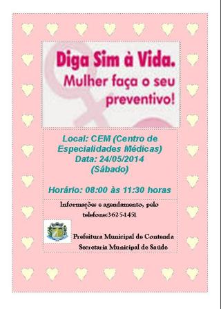 Coletas para o Exame Preventivo do Câncer de Colo Uterino (Papanicolau)