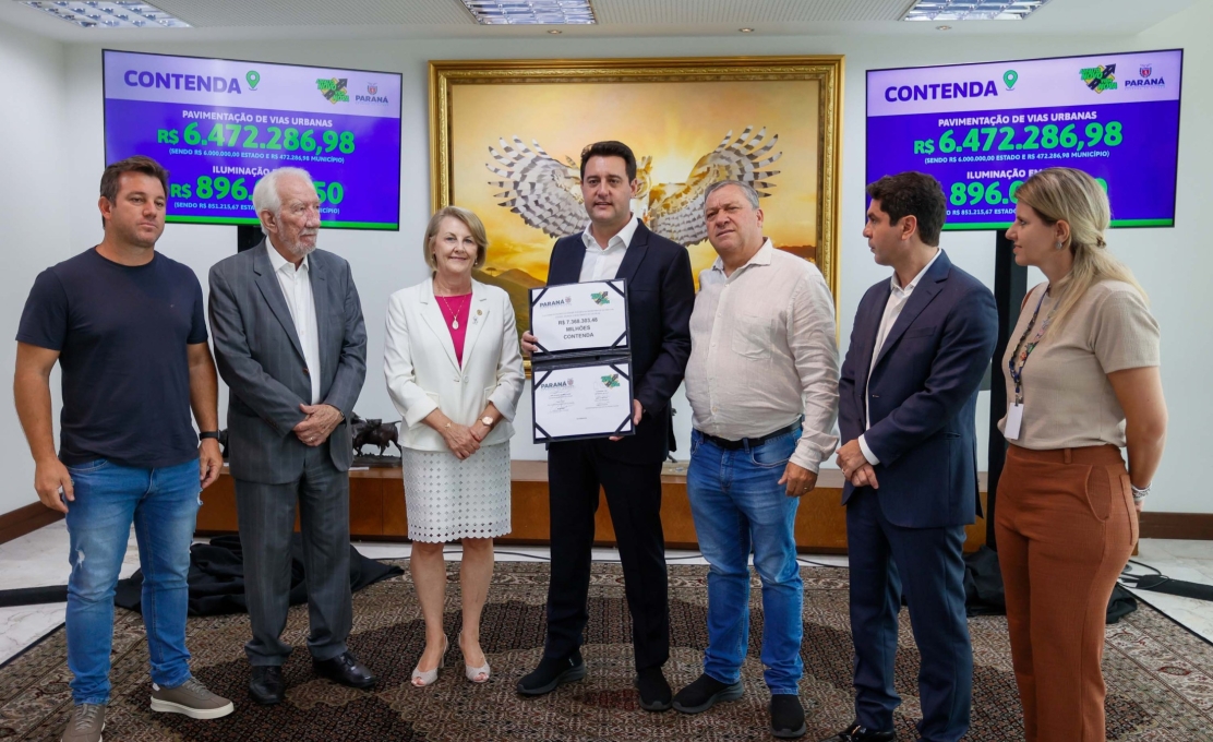 Contenda investirá R$ 7,3 milhões em asfalto e iluminação em LED