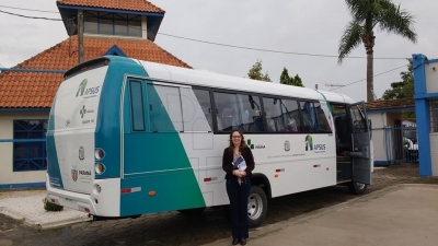 Na última semana, a Secretaria Municipal de Saúde realizou a liberação do micro ônibus destinado ao transporte de pacien