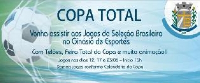 Copa Total - 12, 17 e 23 de junho - Ginásio de Esportes Dr. Adhelmar Sicuro
