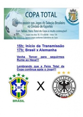 Copa Total - Brasil x Alemanha - Dia 08/07 - Ginásio de Esportes Dr. Adhelmar Sicuro