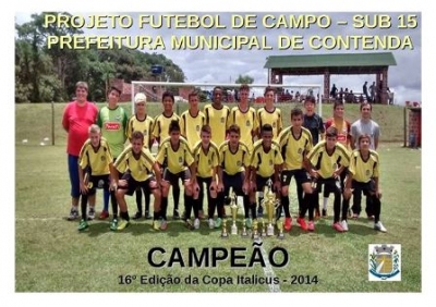 SUB 15 PREFEITURA - CAMPEÃO 16° Edição da Copa Italicus - 2014