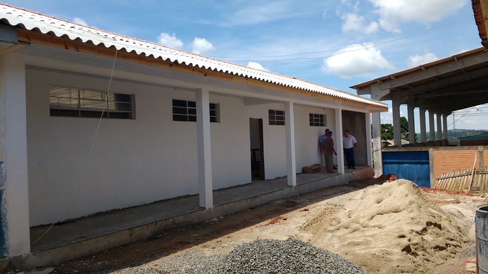 Seguem obras de ampliação do Centro de Educação Infantil Júlia Pinto Baumel e Tereza Cordeiro de Oliveira