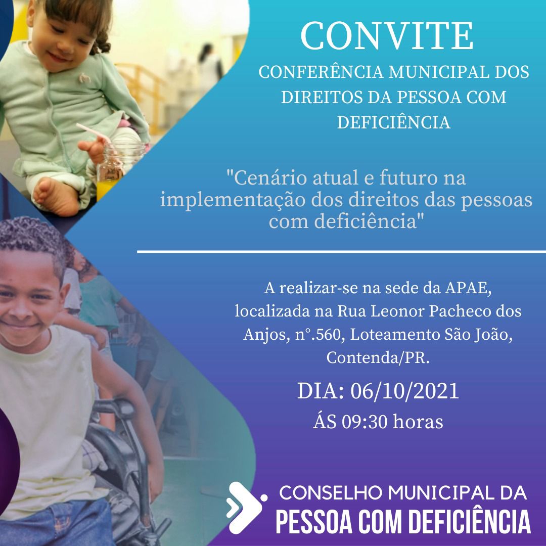 Conferência Municipal dos Direitos da Pessoa com Deficiência 
