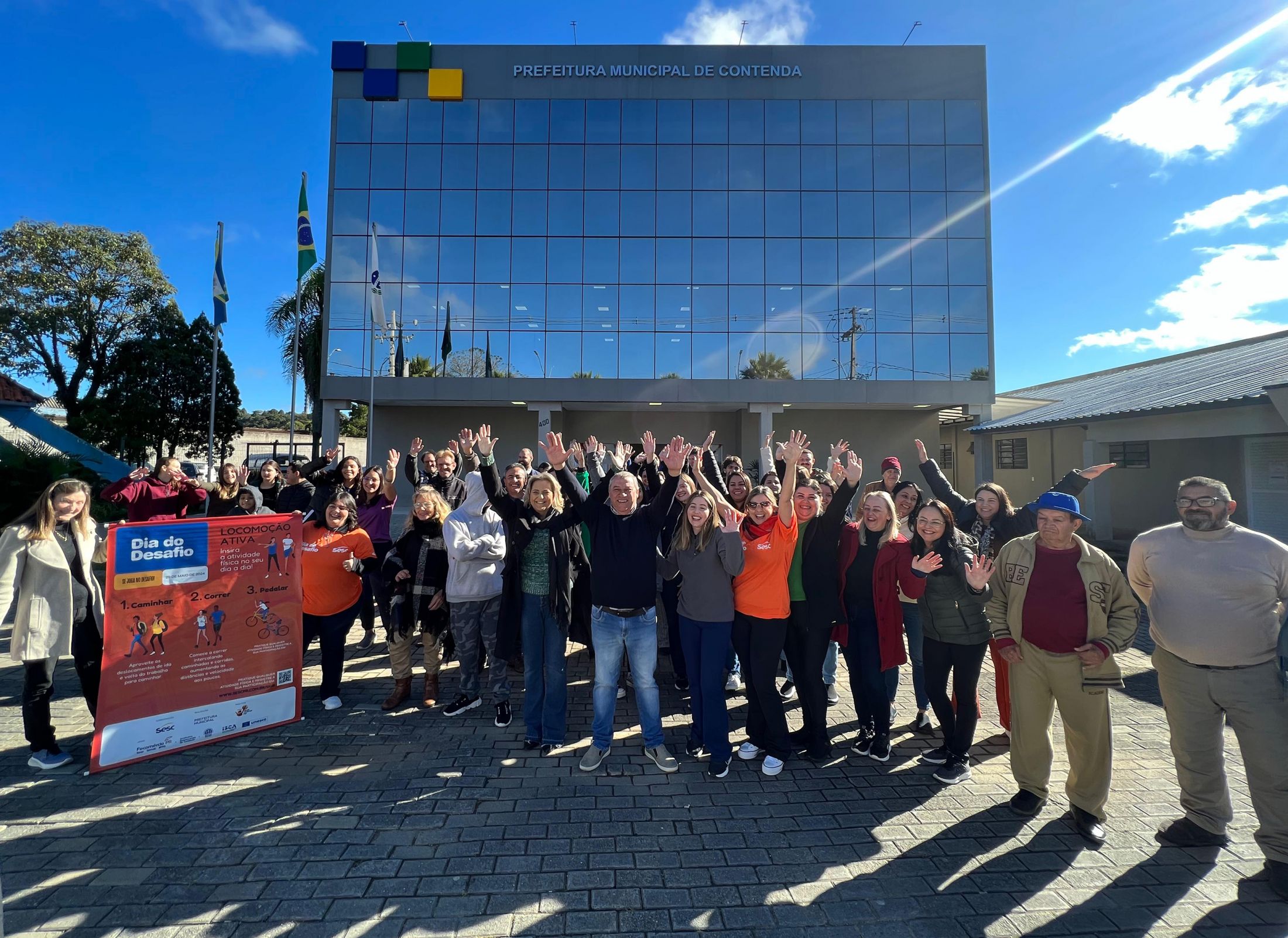 Contenda promoveu o Dia do Desafio