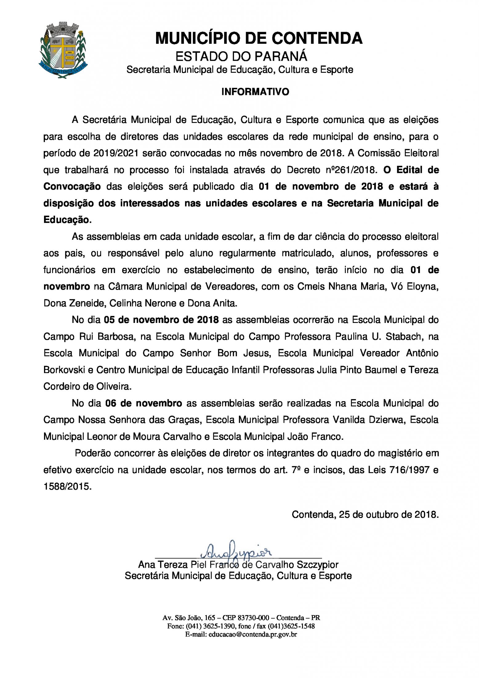 Informativo Municipal