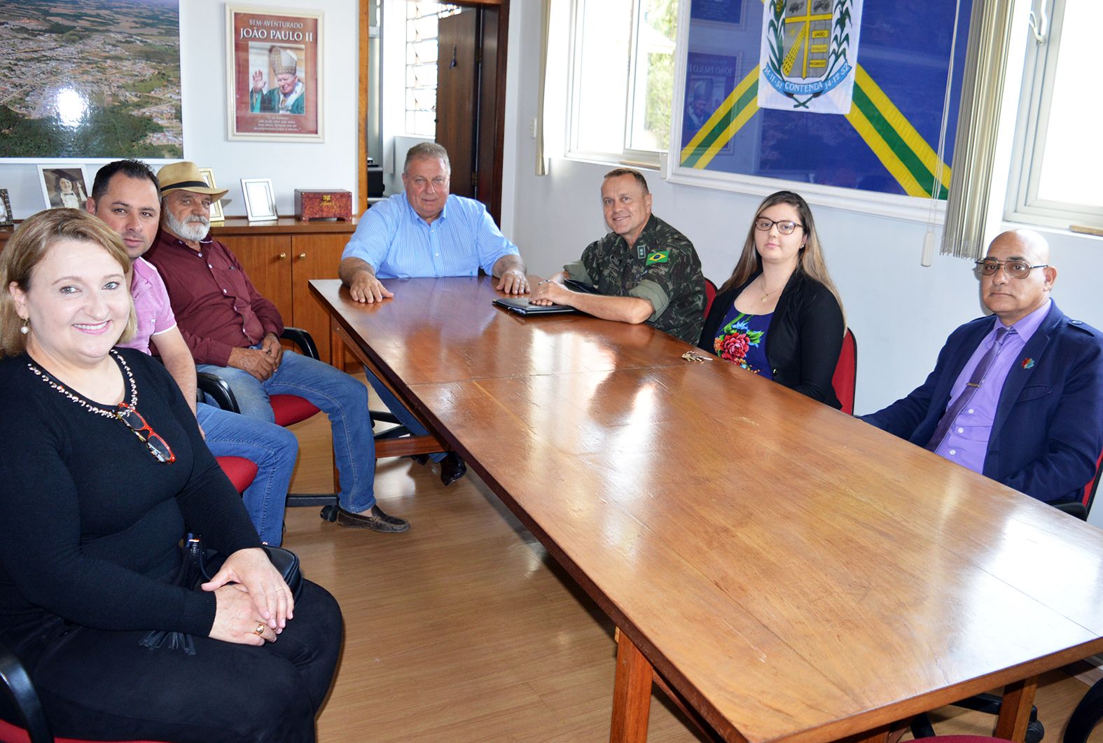 Contenda: Junta Militar recebe visita técnica