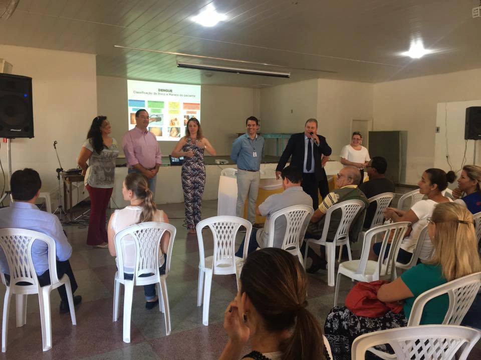 Contenda sedia evento de treinamento regional contra a dengue