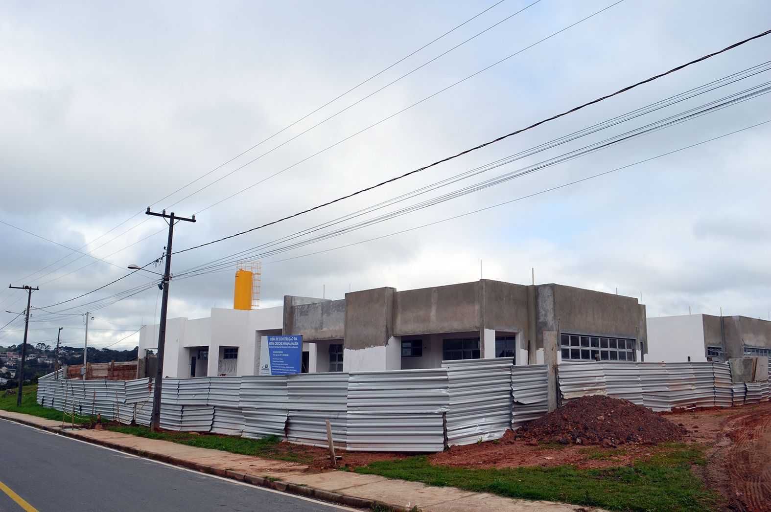 Avançam as obras da nova creche de Contenda