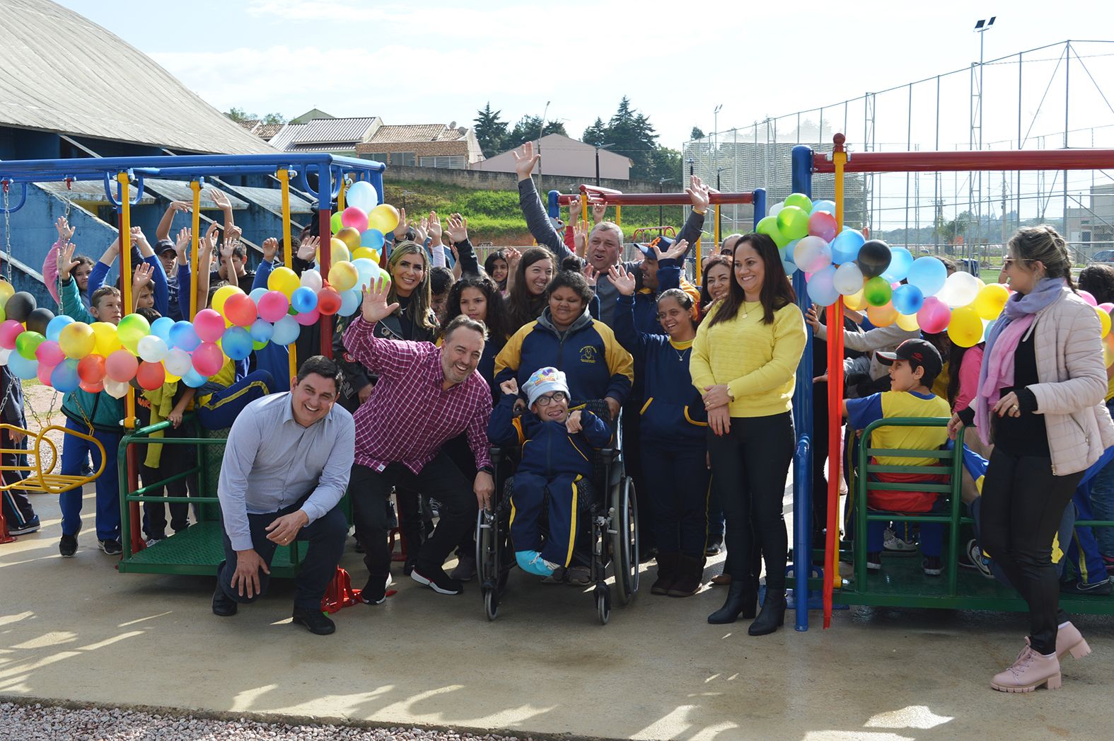 Contenda inaugura o 1º parque adaptado