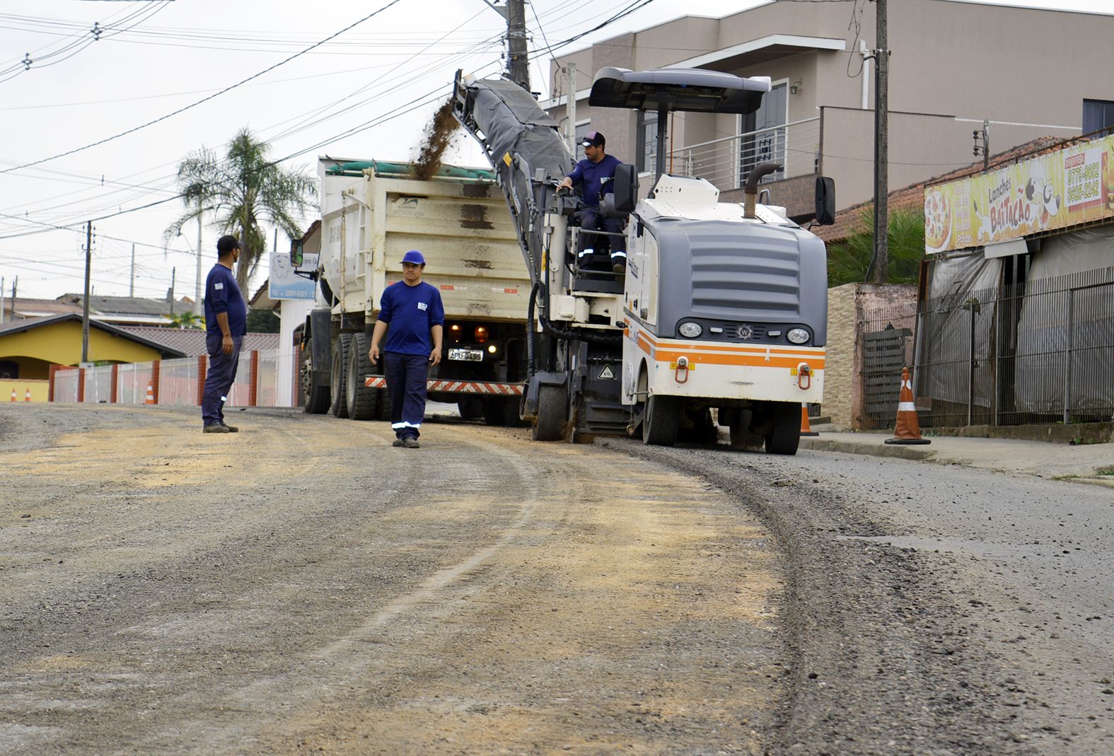 Contenda: iniciam obras de recape no centro