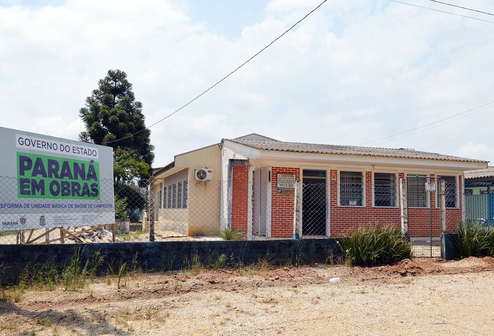 Começa a reforma da UBS do Campestre