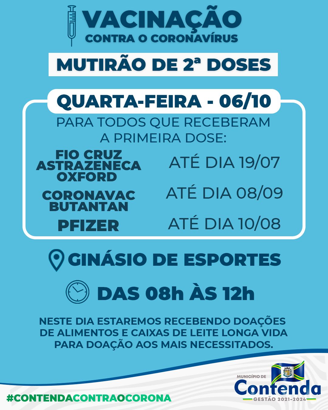 Vacinação Segunda Dose