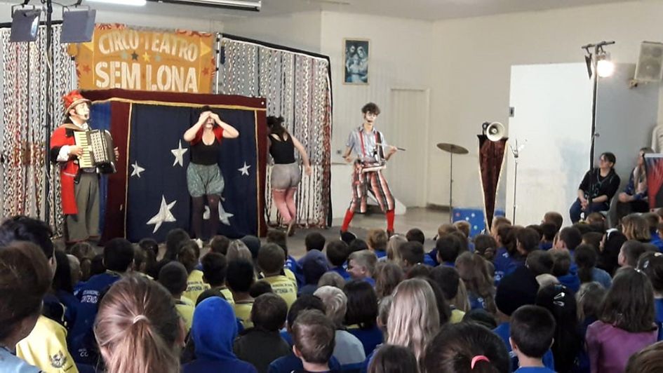 Teatro Sem Lona se apresentou em Contenda