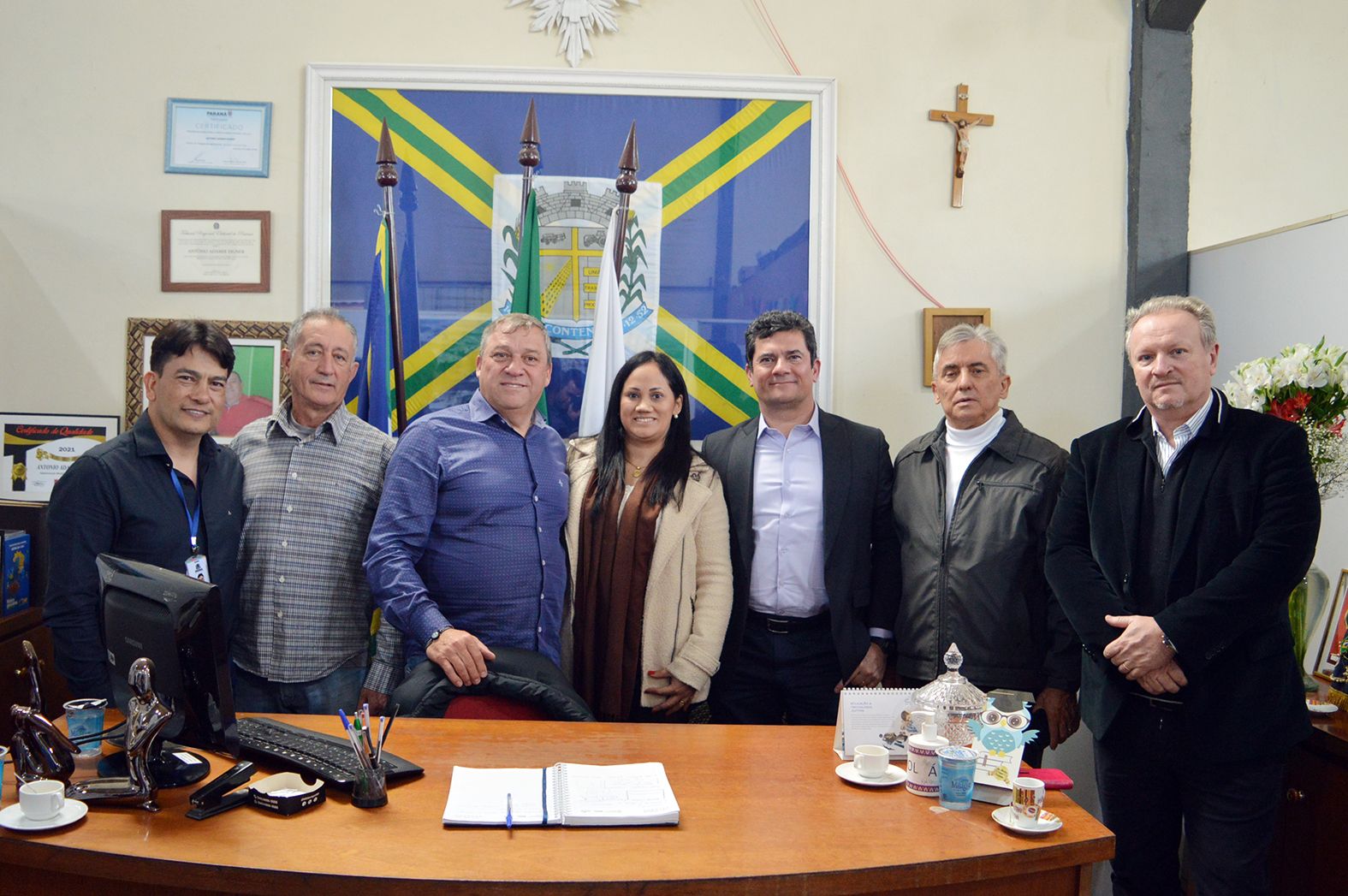 Sérgio Moro visita o município de Contenda