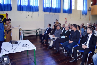 Mostarda participa de aula inaugural da PM