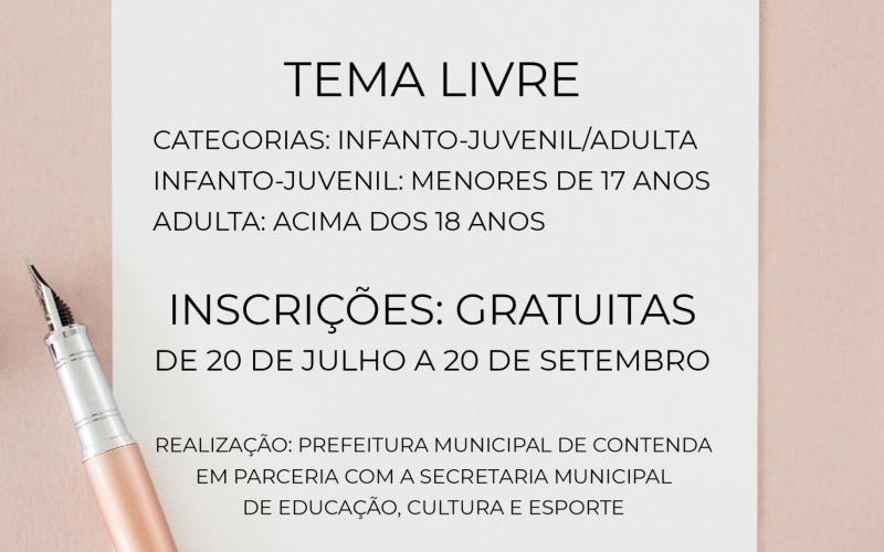 I CONCURSO LITERÁRIO DE POESIA