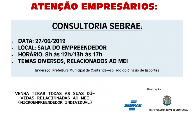 CONSULTORIA SEBRAE