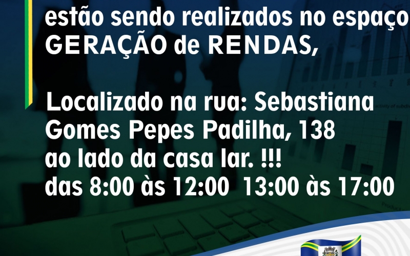 Novo endereço: