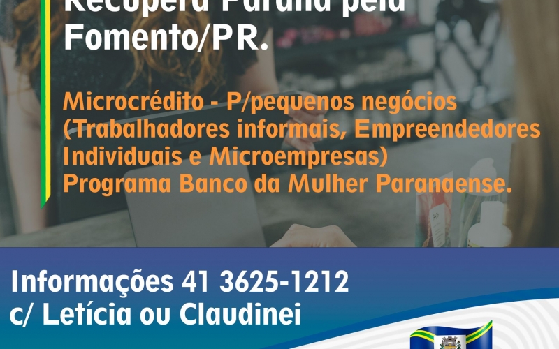 Credito para Mulheres/Fomento Paraná
