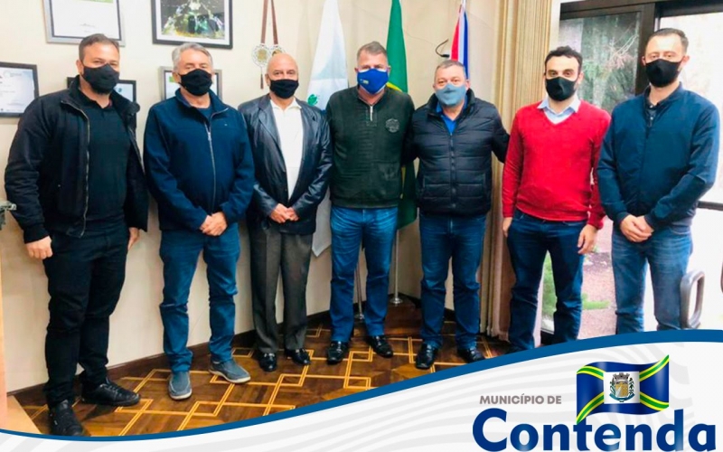 Reunião entre Prefeitura de Campo Largo e Prefeitura de Contenda. 