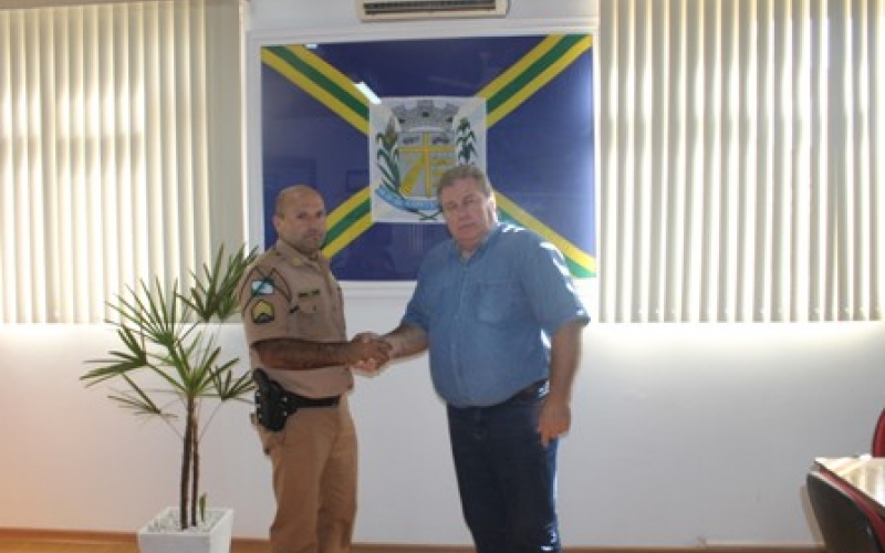 Prefeito Deseja Boas-Vindas ao Sgt. Meira