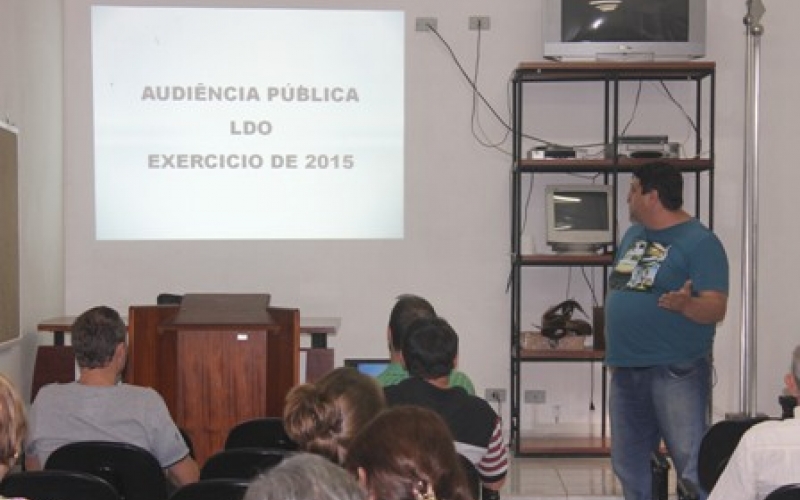 Audiência Pública de Apresentação e Discussão da LDO - 2015