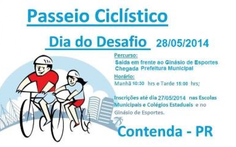 Passeio Ciclístico - Dia do Desafio 2014