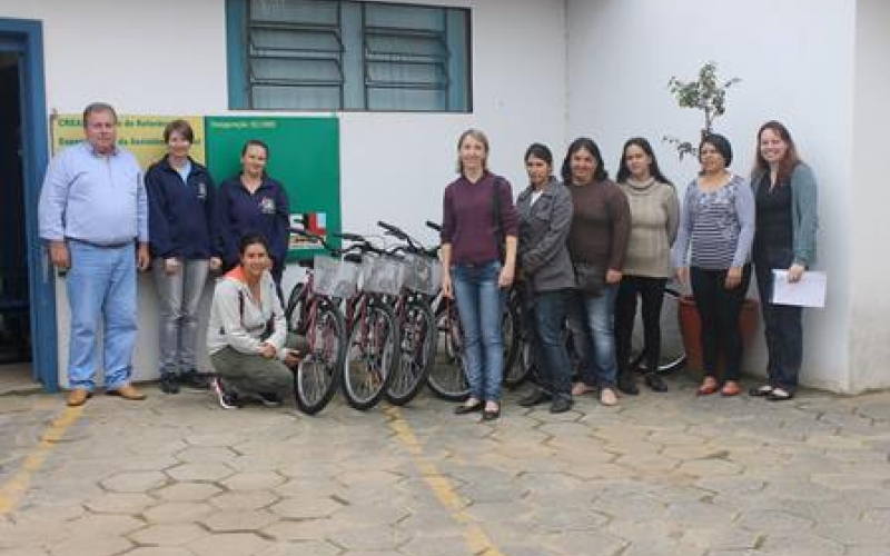 Agentes Comunitários de Saúde recebem bicicletas