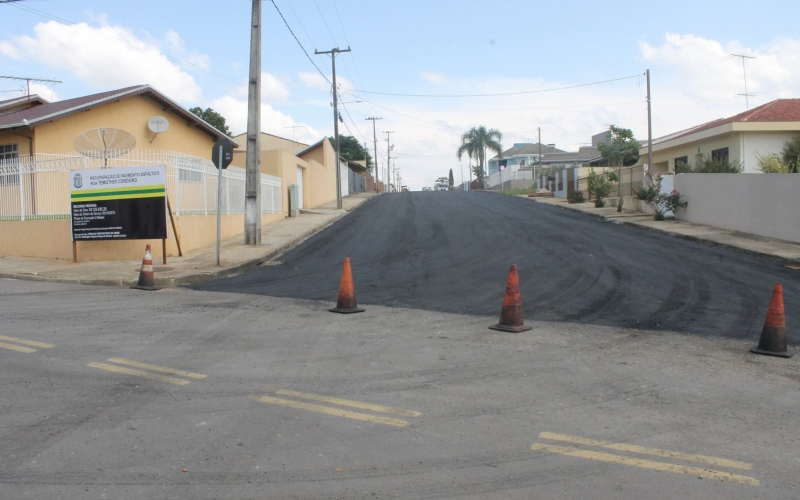 Iniciada obra de Recape Asfáltico na Rua Temotheo Cordeiro