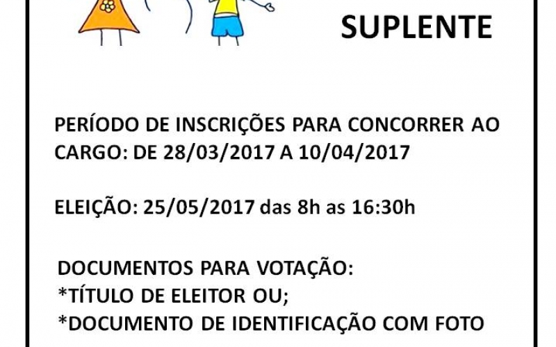 ELEIÇÃO PARA CONSELHEIRO TUTELAR SUPLENTE