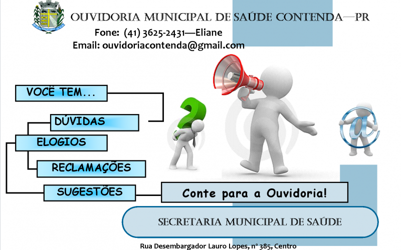 OUVIDORIA DA SAÚDE É OPÇÃO PARA MANIFESTAÇÕES A RESPEITO DOS SERVIÇOS DE SAÚDE