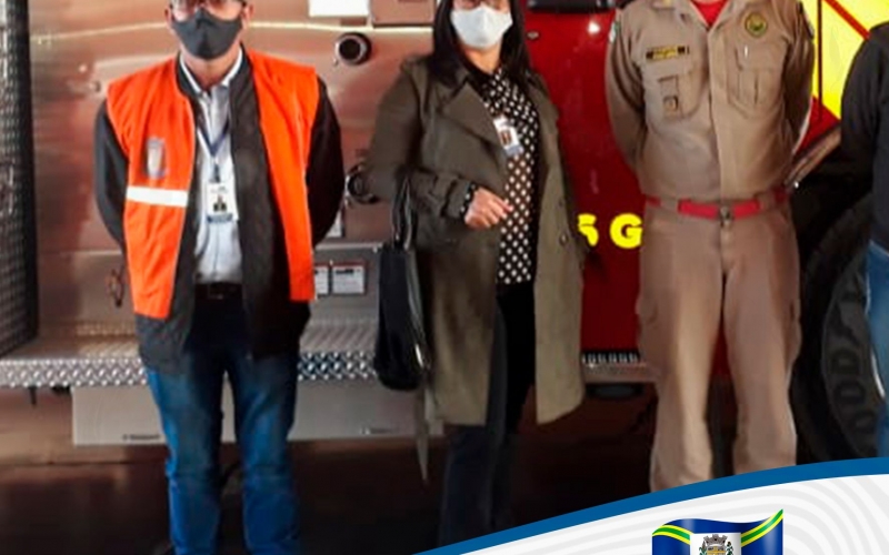 Visita a Sede regional  de Coordenadoria da Defesa Civil