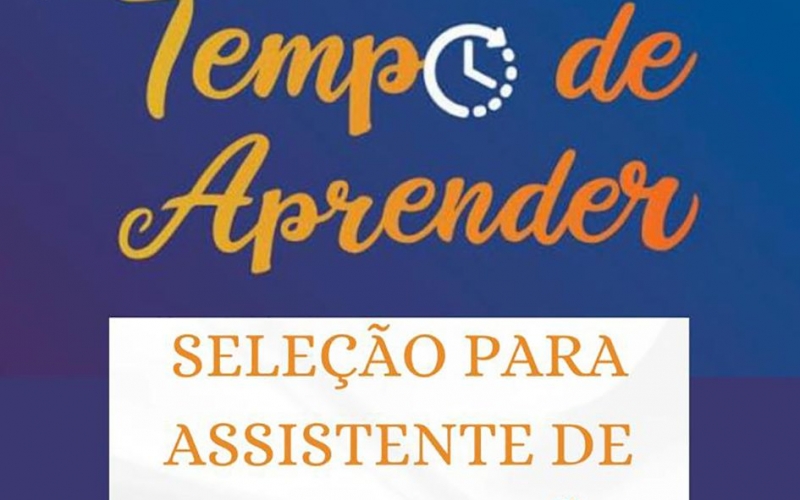 Contenda busca Assistente de Alfabetização